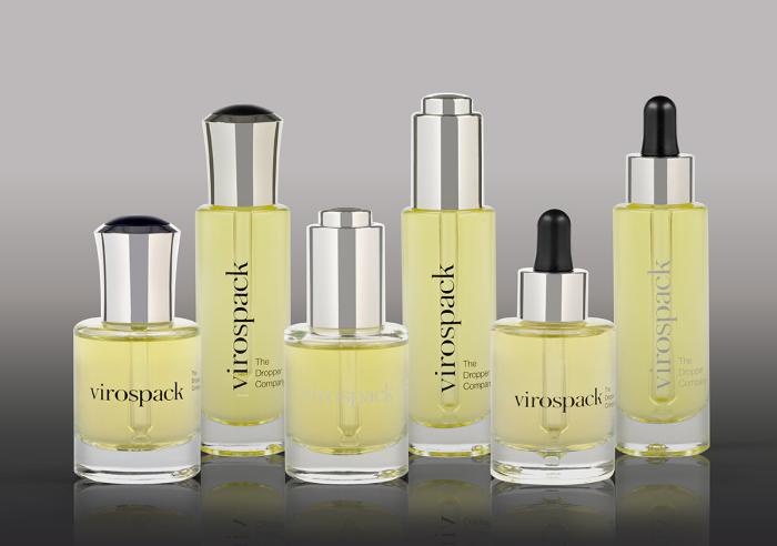 Glass dropper bottles for delicate formulas